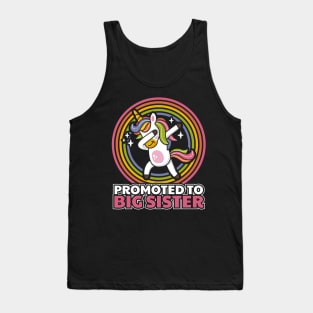 Promoted to Big Sister Unicorn Tank Top